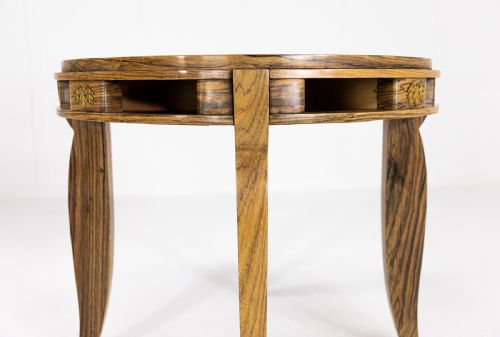 1930's french parquetry centre table with ormolu mounts - CATEGORY: ANTIQUE TABLES - DATED 1930