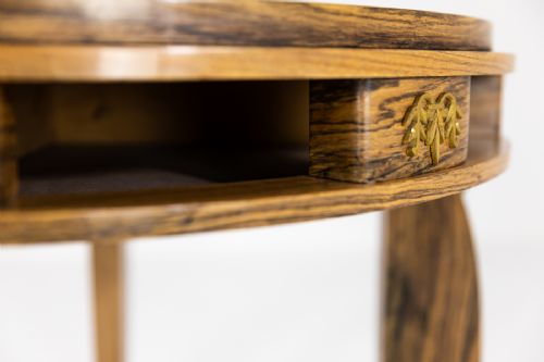 1930'S FRENCH PARQUETRY CENTRE TABLE WITH ORMOLU MOUNTS - ADDITIONAL PHOTO 4