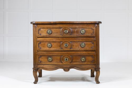 small 18th century french cherry commode - CATEGORY: ANTIQUE CHEST OF DRAWERS - DATED 18TH CENTURY