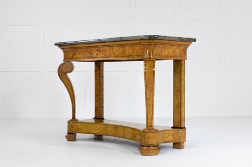19th century french ash console table - CATEGORY: ANTIQUE TABLES - DATED 19TH CENTURY