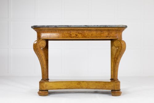 19TH CENTURY FRENCH ASH CONSOLE TABLE - ADDITIONAL PHOTO 1