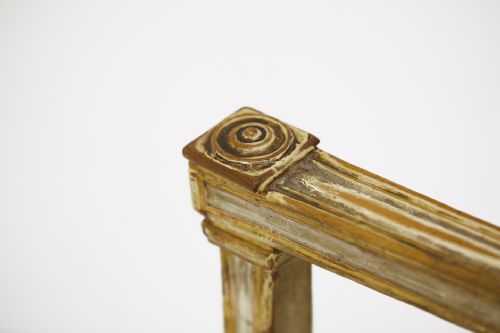 PAIR OF 18TH CENTURY ITALIAN PAINTED GILT ARMCHAIRS - ADDITIONAL PHOTO 6