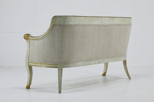 EARLY 19TH CENTURY ITALIAN PAINTED AND GILT SOFA - ADDITIONAL PHOTO 4