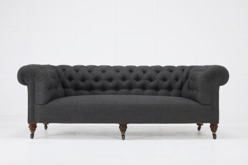 19th century english country house chesterfield sofa - CATEGORY: ANTIQUE SOFAS - DATED 19TH CENTURY
