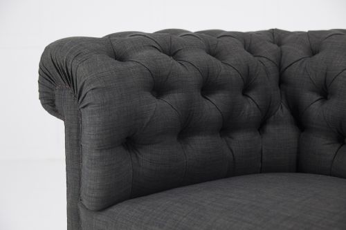 19TH CENTURY ENGLISH COUNTRY HOUSE CHESTERFIELD SOFA - ADDITIONAL PHOTO 6