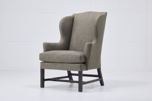 english george lll mahogany wing armchair - CATEGORY: ANTIQUE CHAIRS - DATED 18TH CENTURY