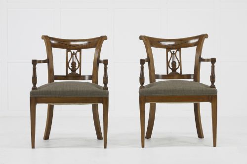 SET OF TWELVE 19TH CENTURY AUSTRIAN CHERRY WOOD DINING CHAIRS - ADDITIONAL PHOTO 2