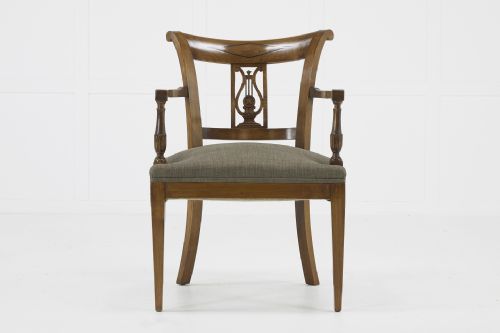 SET OF TWELVE 19TH CENTURY AUSTRIAN CHERRY WOOD DINING CHAIRS - ADDITIONAL PHOTO 4
