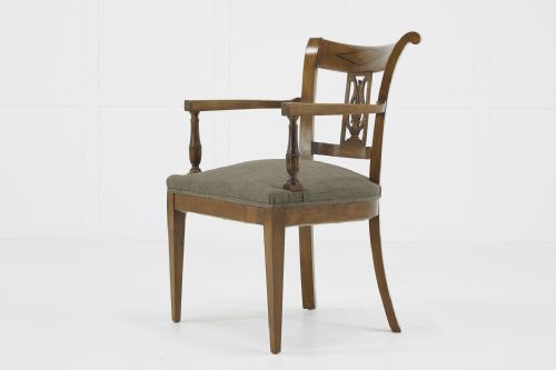 SET OF TWELVE 19TH CENTURY AUSTRIAN CHERRY WOOD DINING CHAIRS - ADDITIONAL PHOTO 6