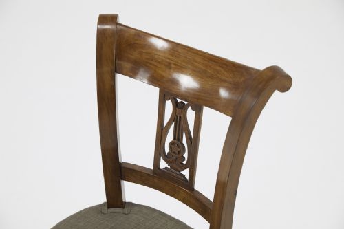 SET OF TWELVE 19TH CENTURY AUSTRIAN CHERRY WOOD DINING CHAIRS - ADDITIONAL PHOTO 14