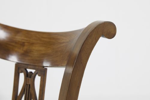 SET OF TWELVE 19TH CENTURY AUSTRIAN CHERRY WOOD DINING CHAIRS - ADDITIONAL PHOTO 15