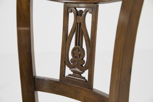 SET OF TWELVE 19TH CENTURY AUSTRIAN CHERRY WOOD DINING CHAIRS - ADDITIONAL PHOTO 16