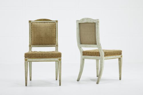 SET OF EIGHT PAINTED 18TH CENTURY ITALIAN DINING CHAIRS - ADDITIONAL PHOTO 2