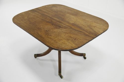 ENGLISH REGENCY MAHOGANY TILT TOP BREAKFAST TABLE - ADDITIONAL PHOTO 1