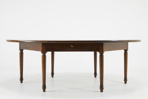 LARGE TEN SEAT FRENCH 19TH CENTURY WALNUT DINING TABLE - ADDITIONAL PHOTO 1