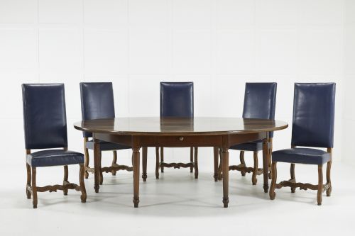 LARGE TEN SEAT FRENCH 19TH CENTURY WALNUT DINING TABLE - ADDITIONAL PHOTO 5
