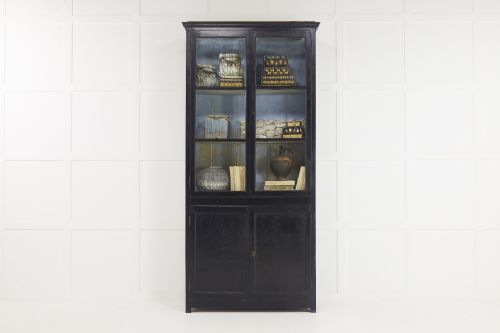 french 19th century ebonised cabinet - CATEGORY: ANTIQUE CABINETS - DATED 19TH CENTURY