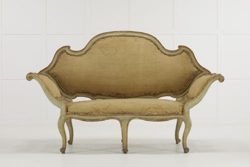 18th century painted italian venetian sofa - CATEGORY: ANTIQUE SOFAS - DATED 18TH CENTURY