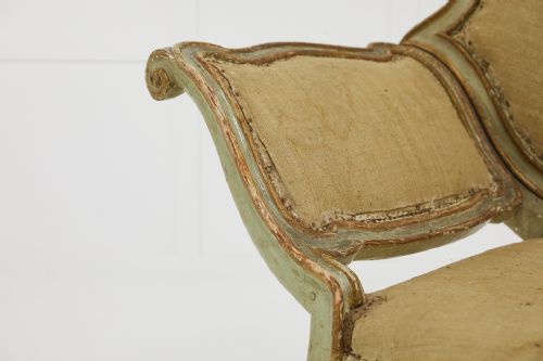 18TH CENTURY PAINTED ITALIAN VENETIAN SOFA - ADDITIONAL PHOTO 4
