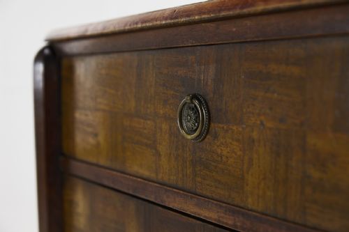 1930S FRENCH PARQUETRY COMMODE - ADDITIONAL PHOTO 4