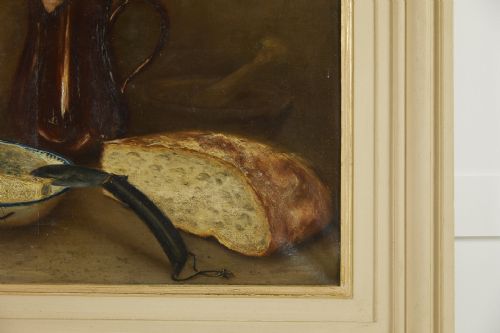 FRENCH 19TH CENTURY STILL LIFE OIL ON CANVAS - ADDITIONAL PHOTO 1