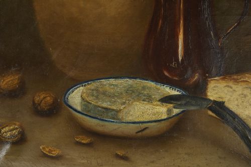 FRENCH 19TH CENTURY STILL LIFE OIL ON CANVAS - ADDITIONAL PHOTO 3