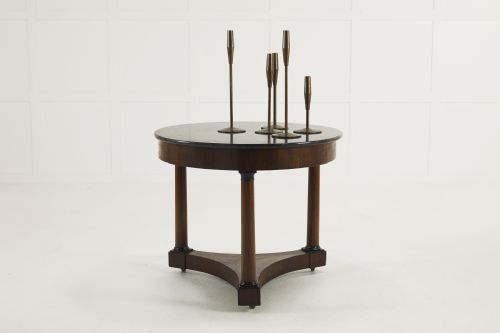 french 19th century mahogany gueridon with marble top - CATEGORY: ANTIQUE TABLES - DATED 19TH CENTURY