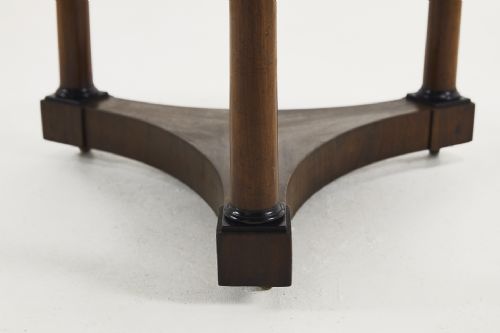 FRENCH 19TH CENTURY MAHOGANY GUERIDON WITH MARBLE TOP - ADDITIONAL PHOTO 2