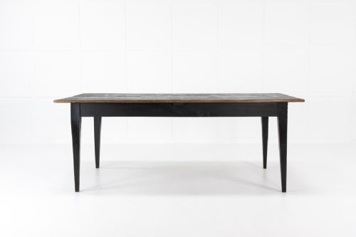 EARLY 20TH CENTURY FRENCH PAINTED PINE FARMHOUSE TABLE - ADDITIONAL PHOTO 3
