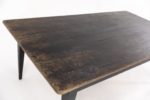 EARLY 20TH CENTURY FRENCH PAINTED PINE FARMHOUSE TABLE - ADDITIONAL PHOTO 1