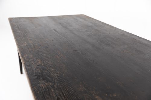 EARLY 20TH CENTURY FRENCH PAINTED PINE FARMHOUSE TABLE - ADDITIONAL PHOTO 2