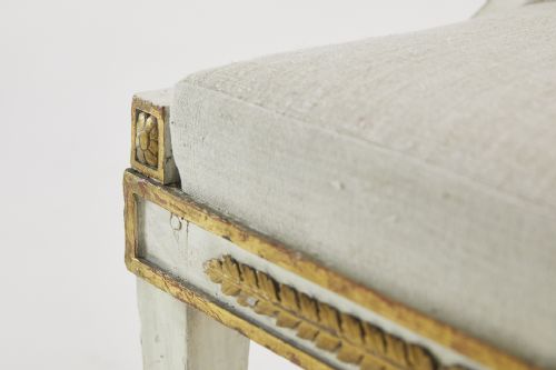 SET OF FOUR ITALIAN 19TH CENTURY GILT AND PAINTED CHAIRS - ADDITIONAL PHOTO 2