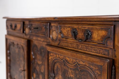 18TH CENTURY FRENCH FRUITWOOD AND BURR ASH BUFFET - ADDITIONAL PHOTO 1