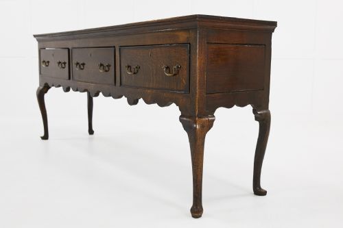 18TH CENTURY ENGLISH GEORGIAN OAK DRESSER BASE - ADDITIONAL PHOTO 3