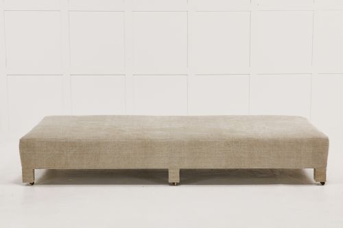 LARGE ENGLISH OTTOMAN - ADDITIONAL PHOTO 1