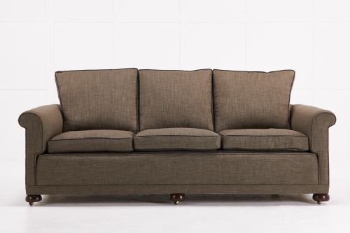 EARLY 19TH CENTURY ENGLISH MAHOGANY SOFA - ADDITIONAL PHOTO 1