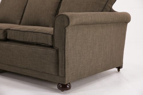 EARLY 19TH CENTURY ENGLISH MAHOGANY SOFA - ADDITIONAL PHOTO 4