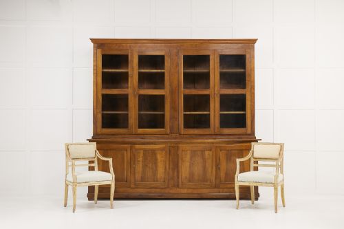 19th century french walnut bookcase - CATEGORY: ANTIQUE BOOKCASES - DATED 19TH CENTURY