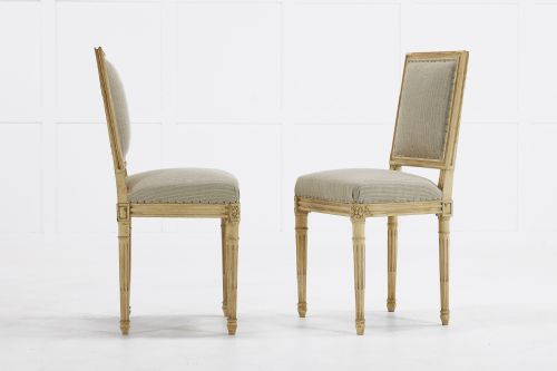 SET OF TEN FRENCH 19TH CENTURY CHAIRS WITH ORIGINAL PAINT - ADDITIONAL PHOTO 2