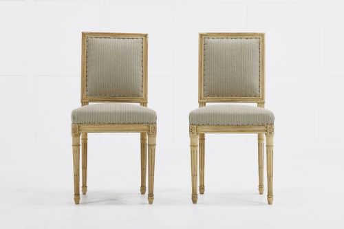 SET OF TEN FRENCH 19TH CENTURY CHAIRS WITH ORIGINAL PAINT - ADDITIONAL PHOTO 4