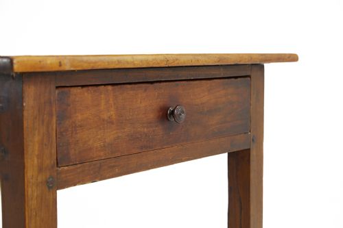 LATE 18TH CENTURY LARGE FRENCH CHERRYWOOD FARMHOUSE TABLE - ADDITIONAL PHOTO 6