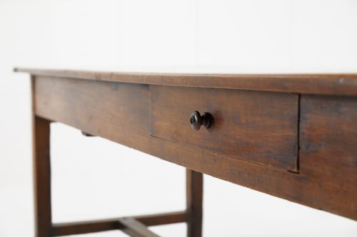 LATE 18TH CENTURY LARGE FRENCH CHERRYWOOD FARMHOUSE TABLE - ADDITIONAL PHOTO 7