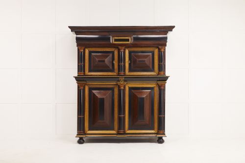 18TH CENTURY DUTCH ROSEWOOD AND OAK CABINET - ADDITIONAL PHOTO 1