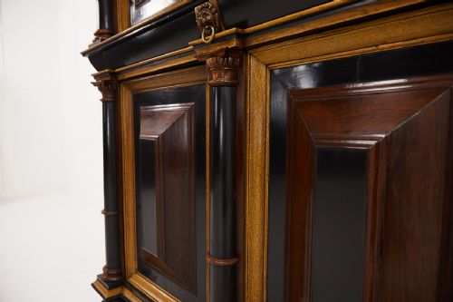 18TH CENTURY DUTCH ROSEWOOD AND OAK CABINET - ADDITIONAL PHOTO 2