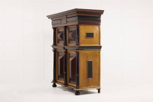 18TH CENTURY DUTCH ROSEWOOD AND OAK CABINET - ADDITIONAL PHOTO 5