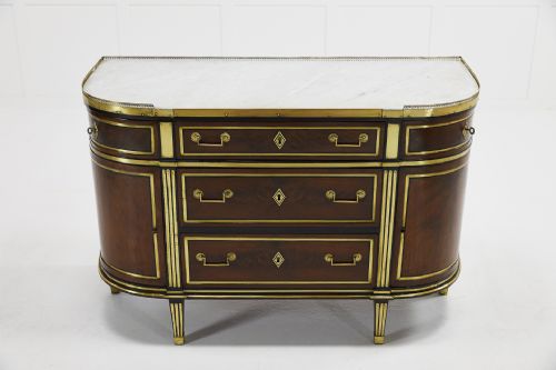 18TH CENTURY FRENCH MAHOGANY COMMODE - ADDITIONAL PHOTO 2