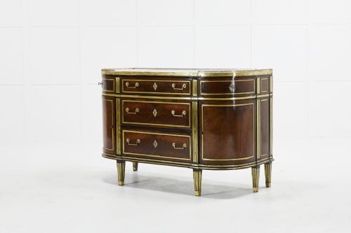 18TH CENTURY FRENCH MAHOGANY COMMODE - ADDITIONAL PHOTO 4