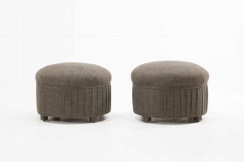 pair of early 20th century french stools - CATEGORY: ANTIQUE STOOLS - DATED 18TH CENTURY