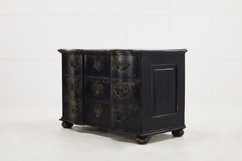 18TH CENTURY EBONSIED OAK COMMODE - ADDITIONAL PHOTO 3