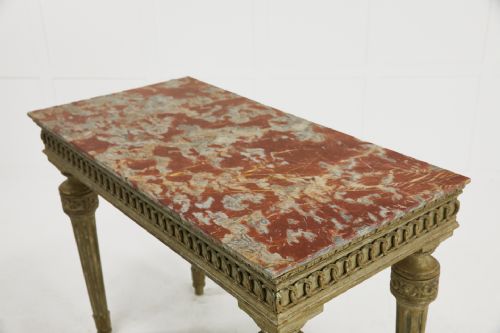 18TH CENTURY SILVER GILT ITALIAN CONSOLE - ADDITIONAL PHOTO 1